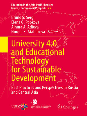 cover image of University 4.0 and Educational Technology for Sustainable Development